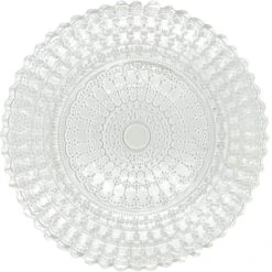 Nila - Glass Charger Plate In Clear (Item # 0323)