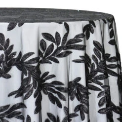 Giselle Sequins Table Linen In Black