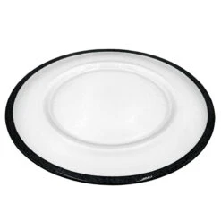 Glimmer - Glass Charger Plate In Black (Item # 0334) 5 Glimmer - Glass Charger Plate In Black (Item # 0334) -Urquid Linen Shop GlimmerBlack2