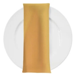Premium Poly (Poplin) Table Napkin In Gold 1671