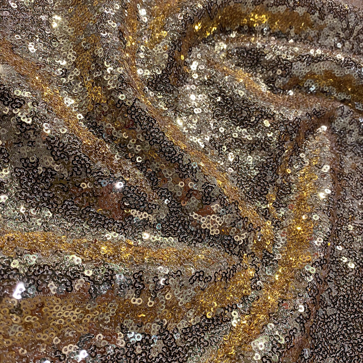 Glitz Sequins Table Runner In Gold 24K 3 Glitz Sequins Table Runner In Gold 24K - Image 3