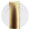 Luxury Satin Table Napkin In Gold