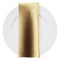 Luxury Satin Table Napkin In Gold