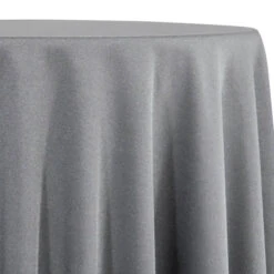 1pc - Premium Poly (Poplin) Table Linen In Grey 1310