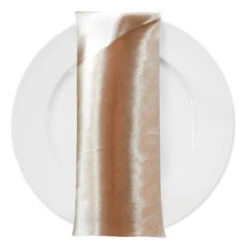 Bridal Satin Table Napkin In Gold 901