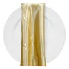 Bridal Satin Table Napkin In Gold 902
