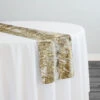 Calypso Jacquard (Reversible) Table Runner In Gold
