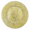 Static - Glass Charger Plate In Gold (Item # 0290)