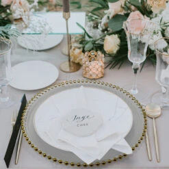 Beaded - Glass Charger Plate In Gold (Item # 0239) 8 Beaded - Glass Charger Plate In Gold (Item # 0239) -Urquid Linen Shop Gold 2 cd156eef 164b 46c1 9608 1b71f5dc809f