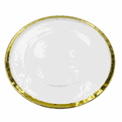 Halo - Glass Charger Plate In Gold (Item # 0212) 7 Halo - Glass Charger Plate In Gold (Item # 0212) -Urquid Linen Shop Gold 3 edited 8363319a 67a1 4d5c 9505 4038c3dfd30a