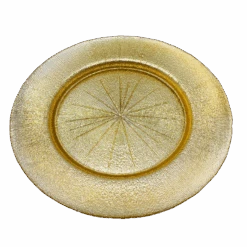 Metallic - Glass Charger Plate In Gold (Item # 0071) -Urquid Linen Shop Gold 3 edited a02550f3 f112 4731 8d44 07b574325886