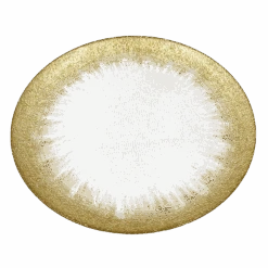 Stardust - Glass Charger Plate In Gold (Item # 0277) -Urquid Linen Shop Gold 3 edited a1761892 1e6b 49ac ad69 a926e66d04af