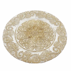 Henna - Glass Charger Plate In Gold (Item # 0294) 7 Henna - Glass Charger Plate In Gold (Item # 0294) -Urquid Linen Shop Gold 3 edited a8f6f6b8 1f61 4554 ad29 597608c9fa59