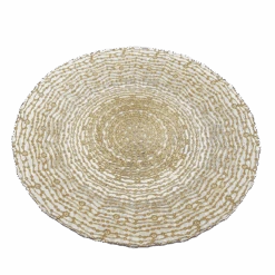 Webbed - Glass Charger Plate In Gold (Item # 0291) -Urquid Linen Shop Gold 3 edited ad6b93fc c0e4 4186 a6b2 e2b772387585