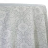 Morocco Jacquard (Reversible) Table Linen In Grey