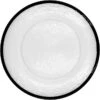 Halo - Glass Charger Plate In Black (Item # 0212)