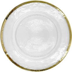 Halo - Glass Charger Plate In Champagne (Item # 0212)