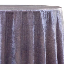 Lush Velvet Table Linen In Heather
