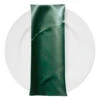 Bridal Satin Table Napkin In Hunter Green 38