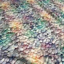 Mermaid (Poly Print) Table Runner In Pearl -Urquid Linen Shop IMG 4867 649187b1 121f 4b8b b2dd 61831a755a1f