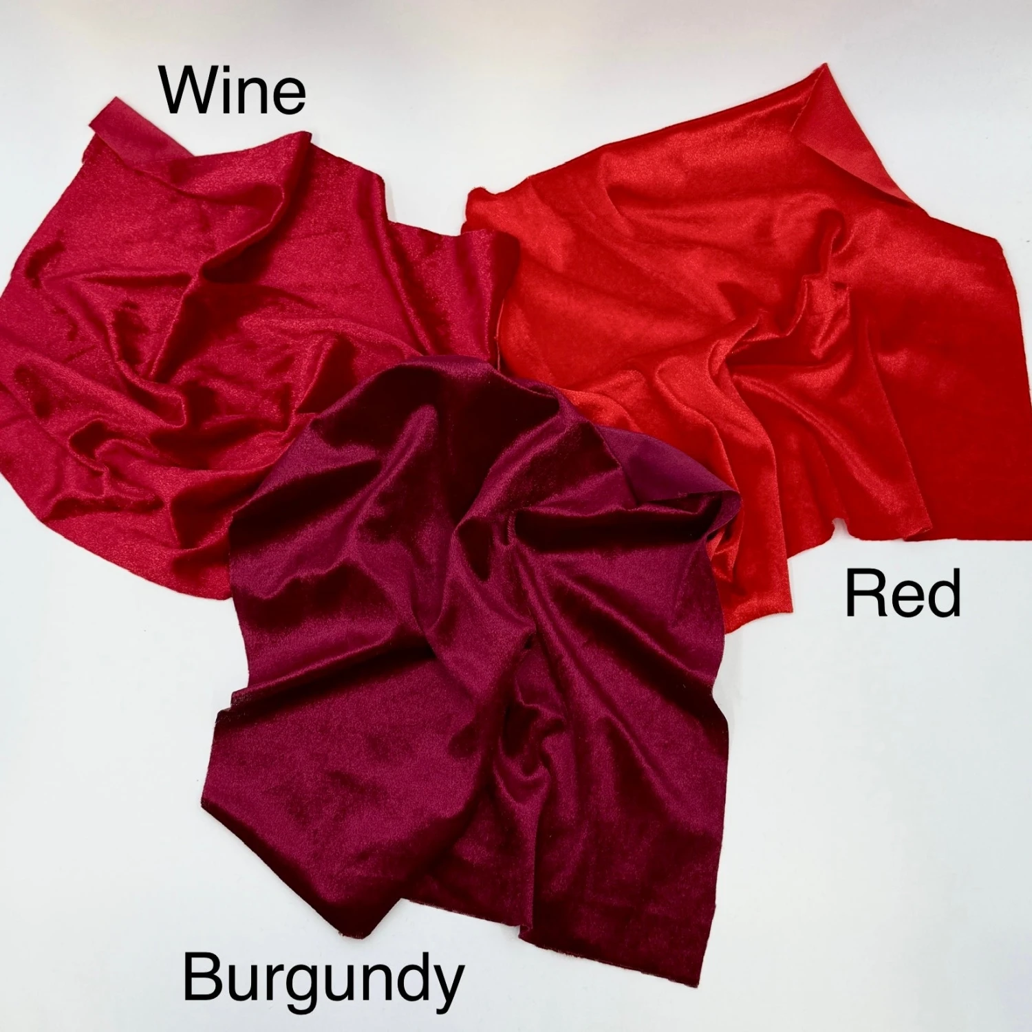 Lush Velvet Table Runner In Red 3 Lush Velvet Table Runner In Red - Image 3