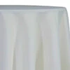1pcs - Premium Poly (Poplin) Table Linen In Ivory 1111 (90"x156" Banquet)