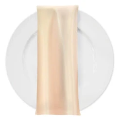 Lamour (Dull) Satin Table Napkin In Ivory 1114