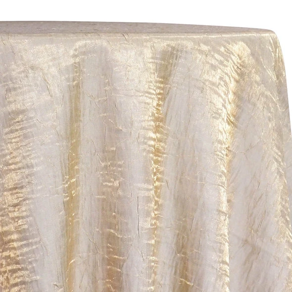 Crush Shimmer (Galaxy) Table Linen In Ivory 18 1 Crush Shimmer (Galaxy) Table Linen In Ivory 18