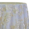 Claire Lace Table Linen In Ivory