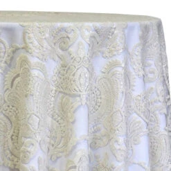 Princess Lace Table Linen In Ivory