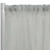 1pc - Voile Drapery Panel 10'tall X 118" Wide - Ivory