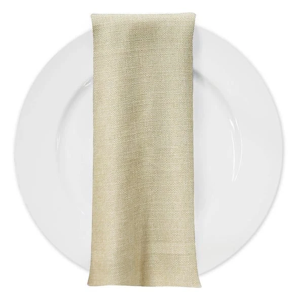 Rustic Linen Table Napkin In Ivory 1 Rustic Linen Table Napkin In Ivory