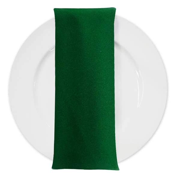 Premium Poly (Poplin) Table Napkin In Kelly Green 1260 1 Premium Poly (Poplin) Table Napkin In Kelly Green 1260
