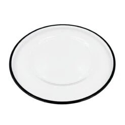Klasik - Glass Charger Plate In Black (Item # 0241) -Urquid Linen Shop KlasikBlack1copy