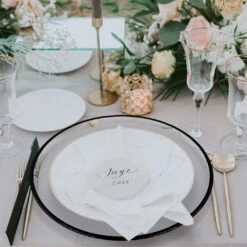 Klasik - Glass Charger Plate In Black (Item # 0241) -Urquid Linen Shop KlasikBlacktable