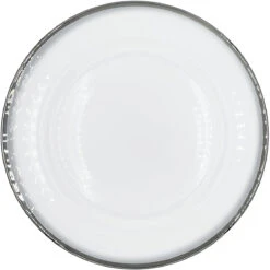 Klasik - Glass Charger Plate In Silver (Item # 0241)