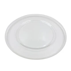 Klasik - Glass Charger Plate In White (Item # 0241) -Urquid Linen Shop KlasikWhite1copy