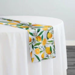 Lemon (Poly Print) Table Runner