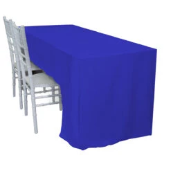 Polyester Banquet Fitted Tablecloths - Hospitality Line 25 Polyester Banquet Fitted Tablecloths - Hospitality Line -Urquid Linen Shop LegOpen2royalcopy