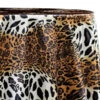 1pc - Animal Print Table Linen In Leopard (120" Round)