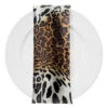 Animal Print Table Napkin In Leopard