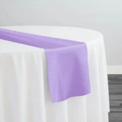 Premium Poly (Poplin) Table Runner In Lilac 1172