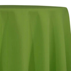 1pc - Premium Poly (Poplin) Table Linen In Lime 1184 (120" Round)