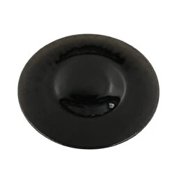 Linen - Glass Charger Plate In Black (Item # 0236) 6 Linen - Glass Charger Plate In Black (Item # 0236) -Urquid Linen Shop LinenBlack1copy