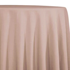 Premium Poly (Poplin) Table Linen In LT Nude 9952