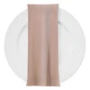 Premium Poly (Poplin) Table Napkin In Lt. Nude 9952