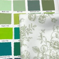 French Toile (Poly Print) Table Runner In Sage -Urquid Linen Shop LtSage 49a7cfba 79b1 4ab9 9a22 6772143a3896