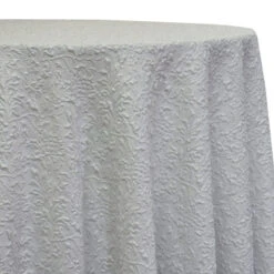 Lucia Jacquard Table Linen In White