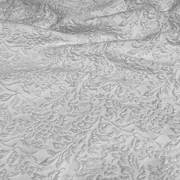 Lucia Jacquard Table Linen In White 2 Lucia Jacquard Table Linen In White - Image 2