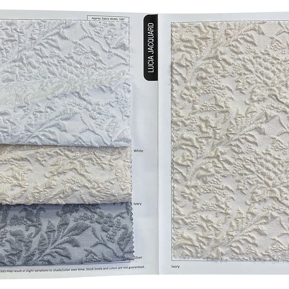 Lucia Jacquard Table Linen In White 9 Lucia Jacquard Table Linen In White - Image 9